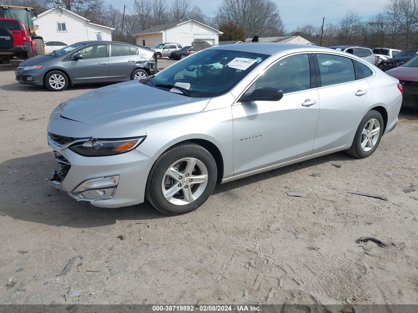 VIN 1G1ZC5ST0NF121546 2022 CHEVROLET MALIBU FWD 1FL