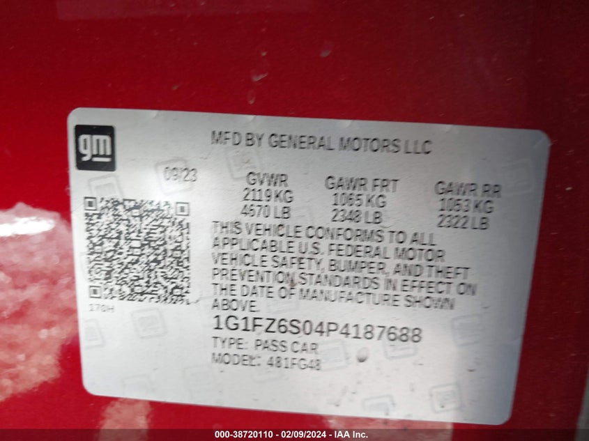 2023 CHEVROLET BOLT EUV PREMIER - 1G1FZ6S04P4187688