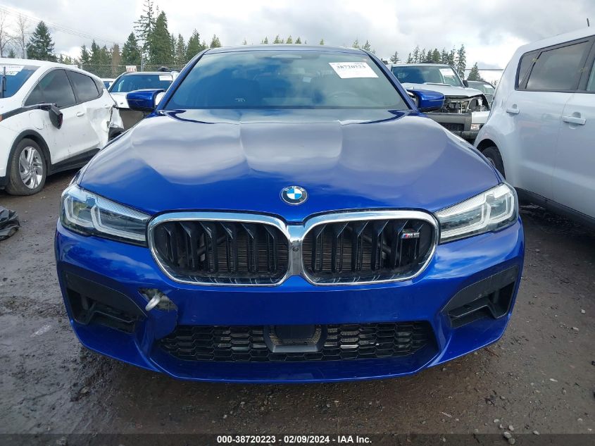 2021 BMW M5 VIN: WBS83CH07MCF81223 Lot: 38720223