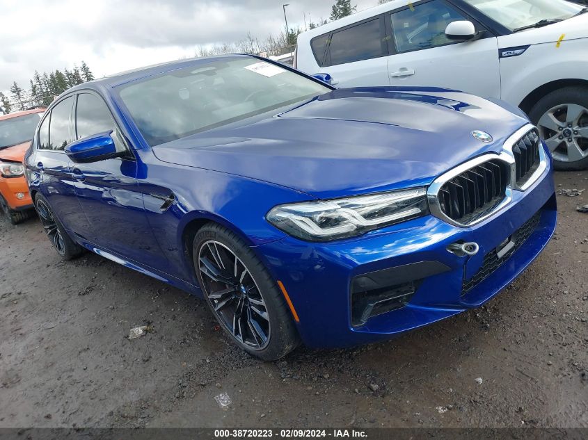 2021 BMW M5 VIN: WBS83CH07MCF81223 Lot: 38720223