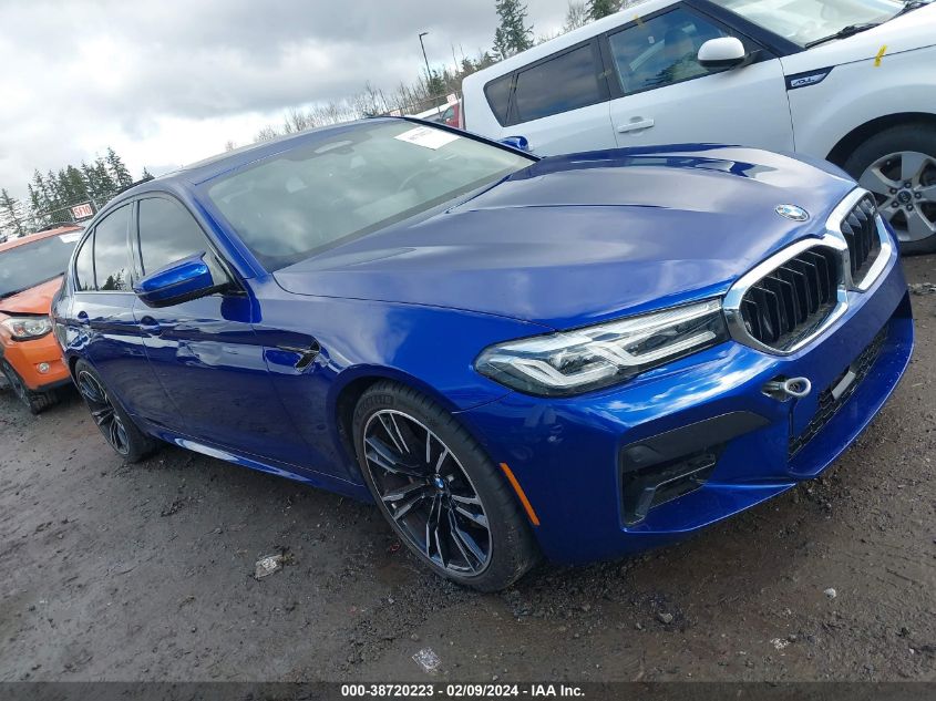 2021 BMW M5 VIN: WBS83CH07MCF81223 Lot: 38720223