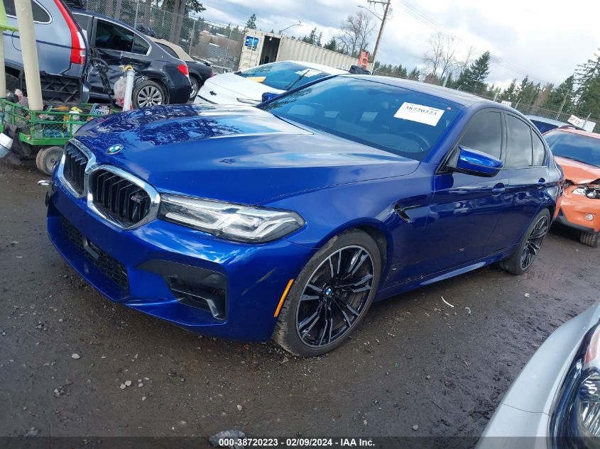 2021 BMW M5 VIN: WBS83CH07MCF81223 Lot: 38720223