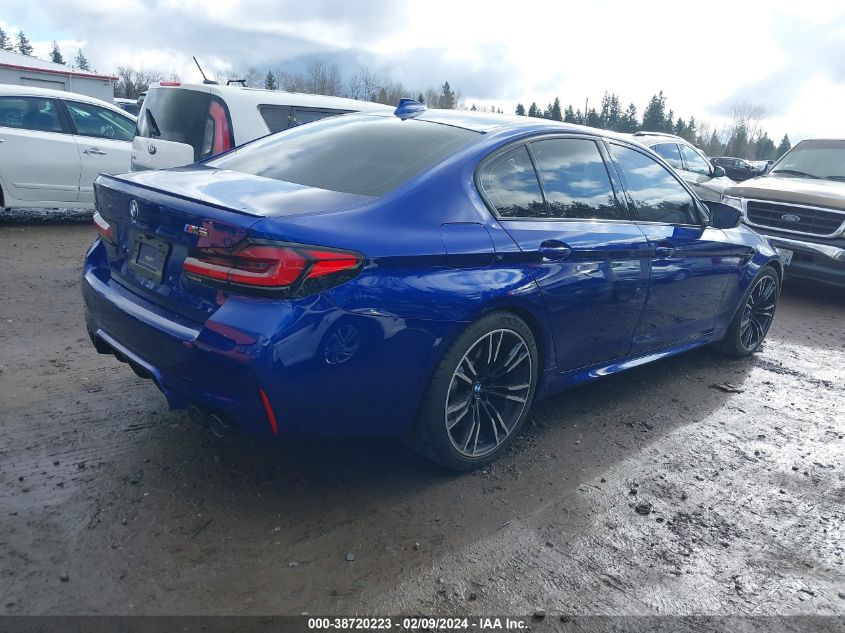 2021 BMW M5 VIN: WBS83CH07MCF81223 Lot: 38720223