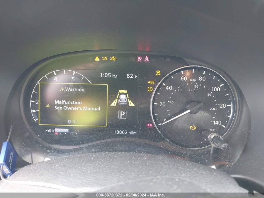 VIN 3N1CP5CV5PL510891 2023 NISSAN KICKS SV XTRONIC CVT