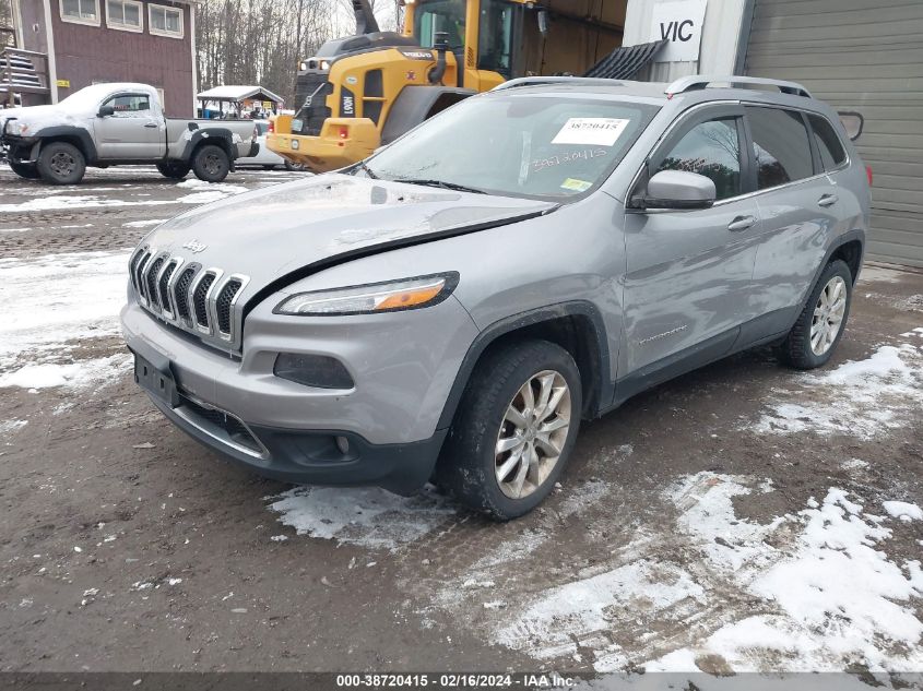 2016 Jeep Cherokee Limited VIN: 1C4PJMDB7GW244993 Lot: 38720415