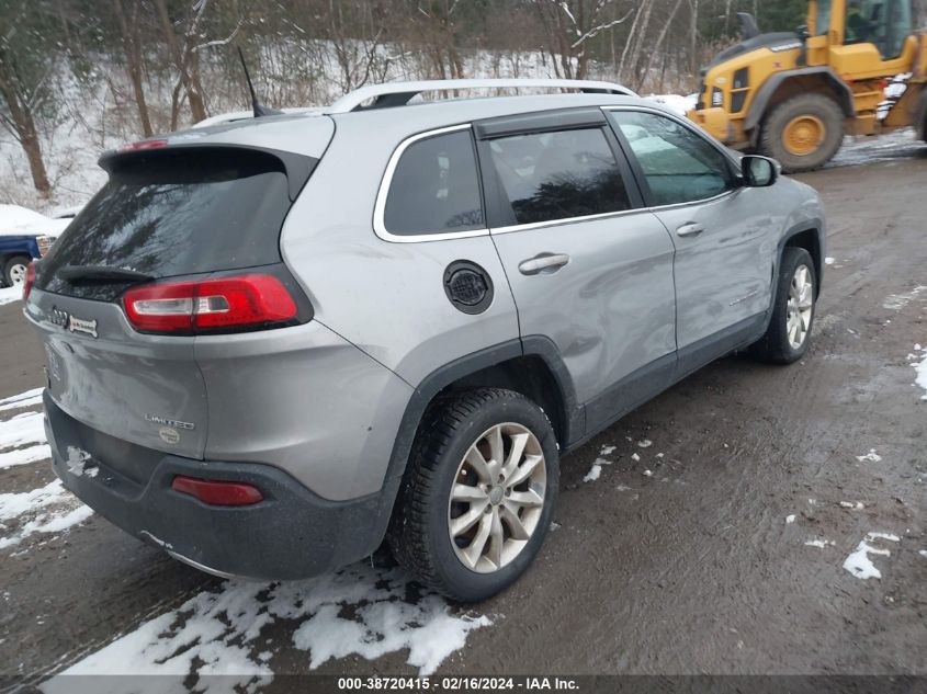 2016 Jeep Cherokee Limited VIN: 1C4PJMDB7GW244993 Lot: 38720415