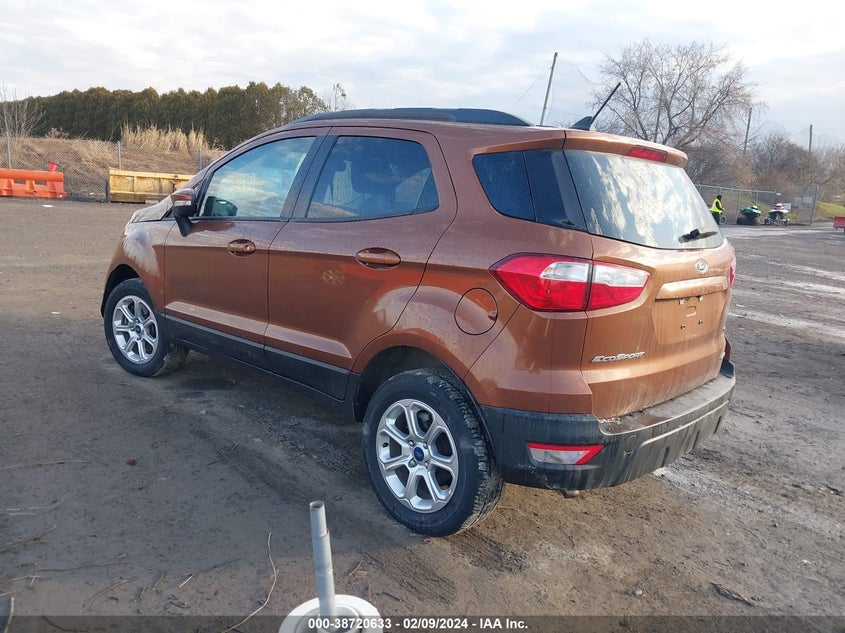 VIN MAJ6S3GL4LC323899 2020 FORD ECOSPORT SE