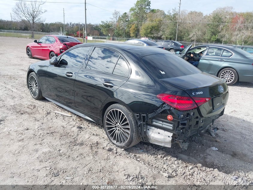 VIN W1KAF4GB4PR103032 2023 MERCEDES-BENZ C 300 300