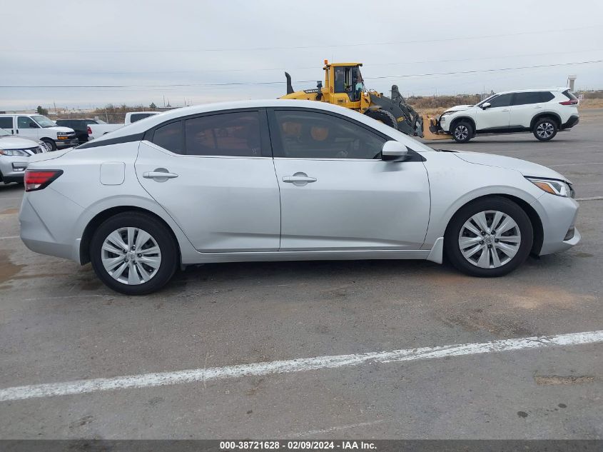 2020 Nissan Sentra S Xtronic Cvt VIN: 3N1AB8BV6LY243346 Lot: 38721628