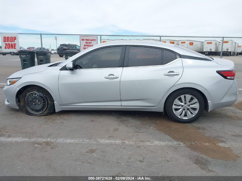 2020 Nissan Sentra S Xtronic Cvt VIN: 3N1AB8BV6LY243346 Lot: 38721628