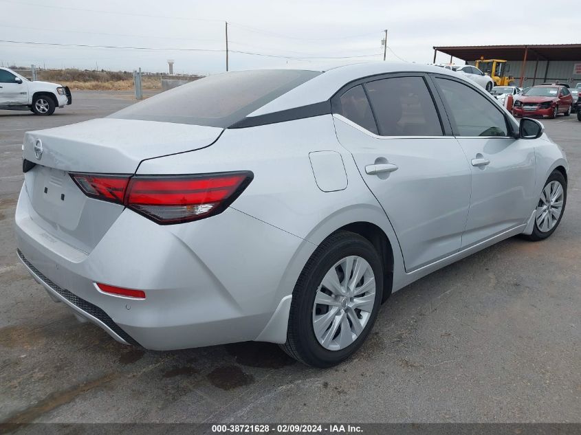 2020 Nissan Sentra S Xtronic Cvt VIN: 3N1AB8BV6LY243346 Lot: 38721628