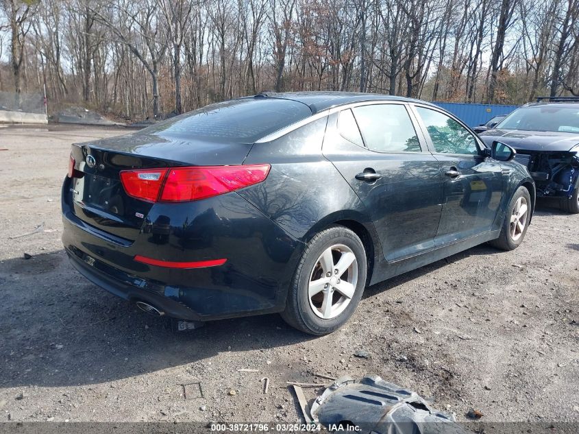 2014 Kia Optima Lx VIN: 5XXGM4A77EG264179 Lot: 38721796