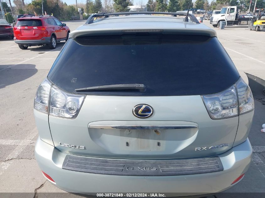 2008 Lexus Rx 400H VIN: JTJGW31U482006932 Lot: 38721849