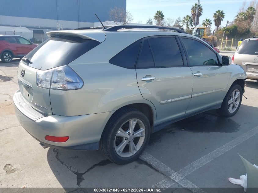 2008 Lexus Rx 400H VIN: JTJGW31U482006932 Lot: 38721849