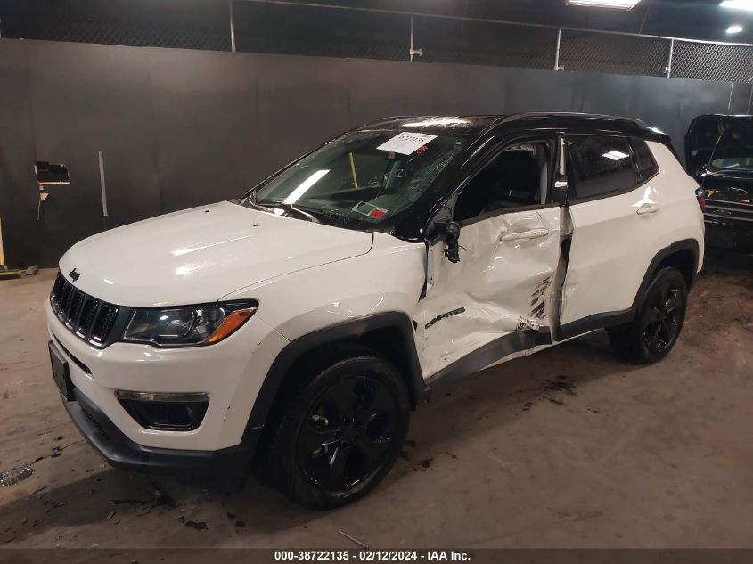 2020 Jeep Compass Altitude 4X4 VIN: 3C4NJDBBXLT173346 Lot: 38722135