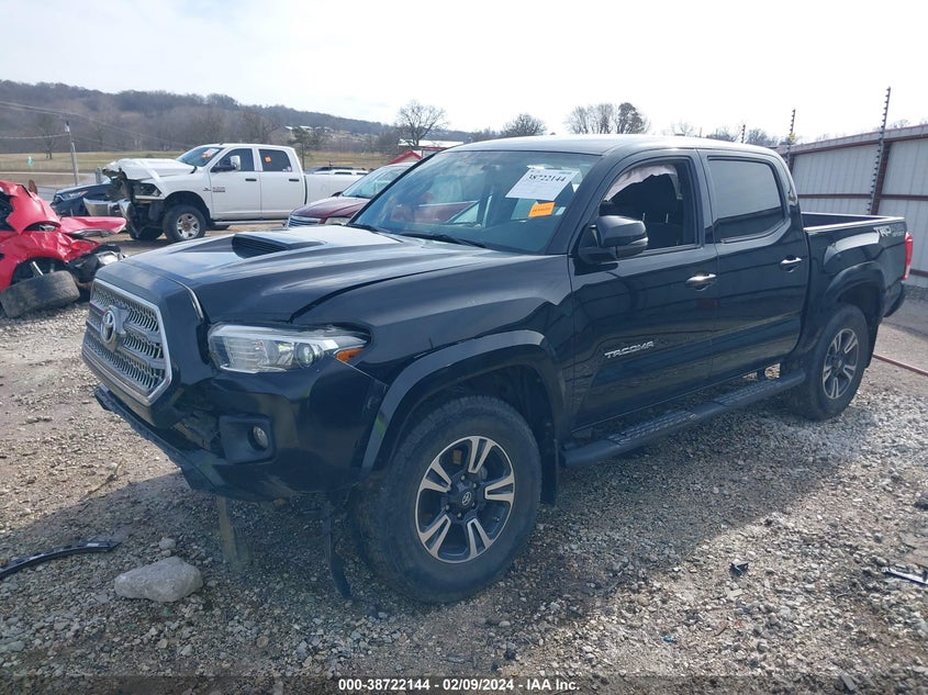 VIN 5TFCZ5AN7HX080622 2017 TOYOTA TACOMA TRD SPORT