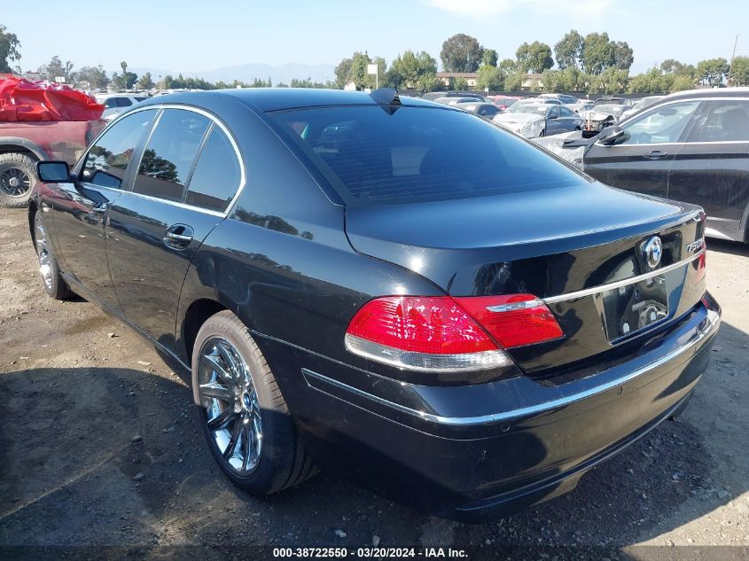 2006 BMW 750I VIN: WBAHL83576DT06126 Lot: 38722550