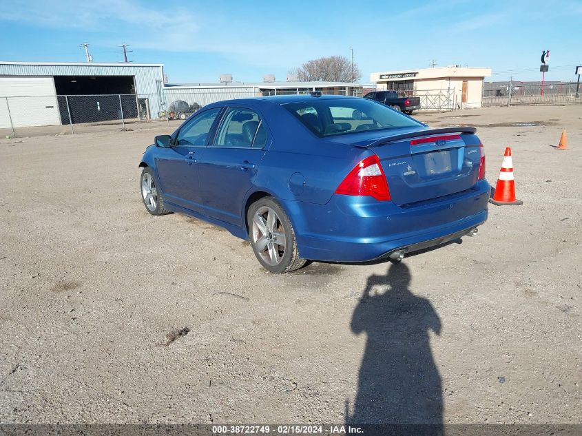 2010 Ford Fusion Sport VIN: 3FAHP0KC4AR253870 Lot: 38722749