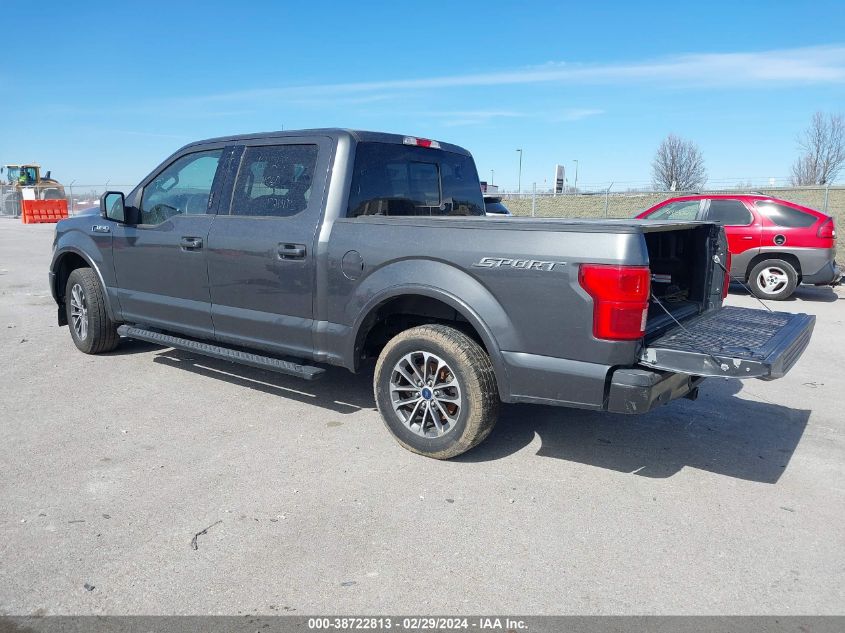 2019 Ford F-150 Xlt VIN: 1FTEW1CP7KFB12250 Lot: 38722813