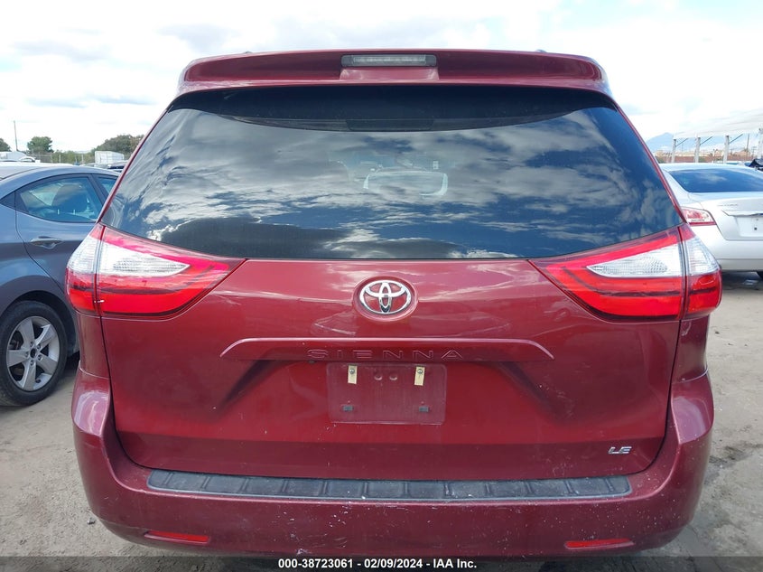 VIN 5TDKZ3DC5HS877385 2017 TOYOTA SIENNA LE 8 PASSENGER