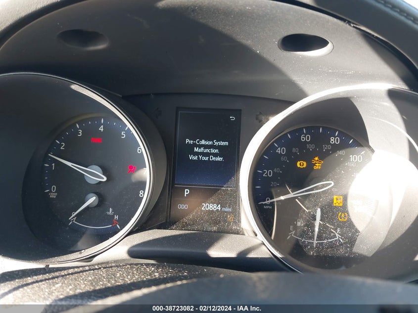 VIN JTNKHMBX9M1122502 2021 TOYOTA C-HR LE