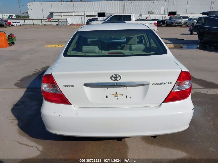 2003 Toyota Camry Le VIN: 4T1BE32K23U118232 Lot: 38723223