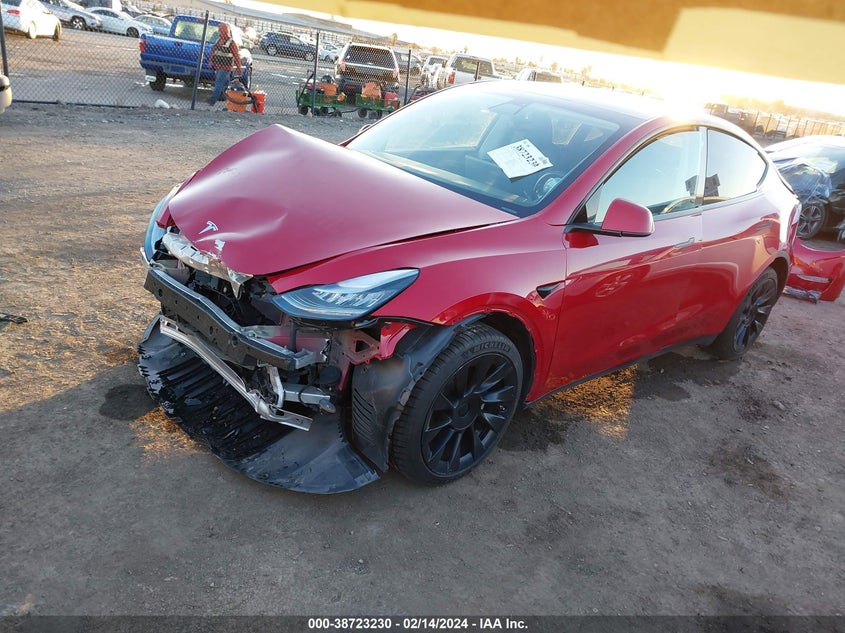 VIN 5YJYGDEE5LF022396 2020 TESLA MODEL Y LONG RANGE DUAL MOTOR ALL-WHEEL DRIVE