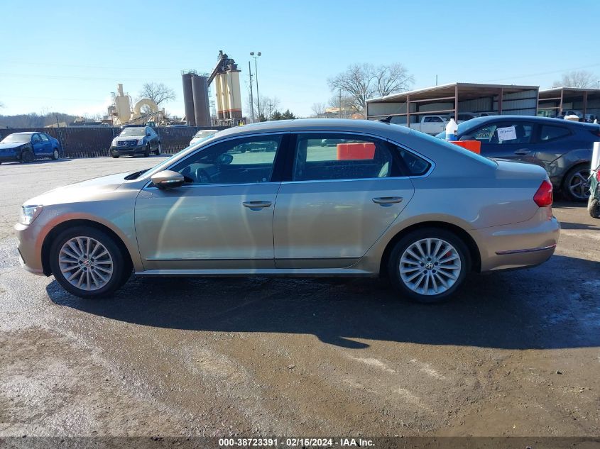 2016 VOLKSWAGEN PASSAT 1.8T SE - 1VWBS7A34GC017927