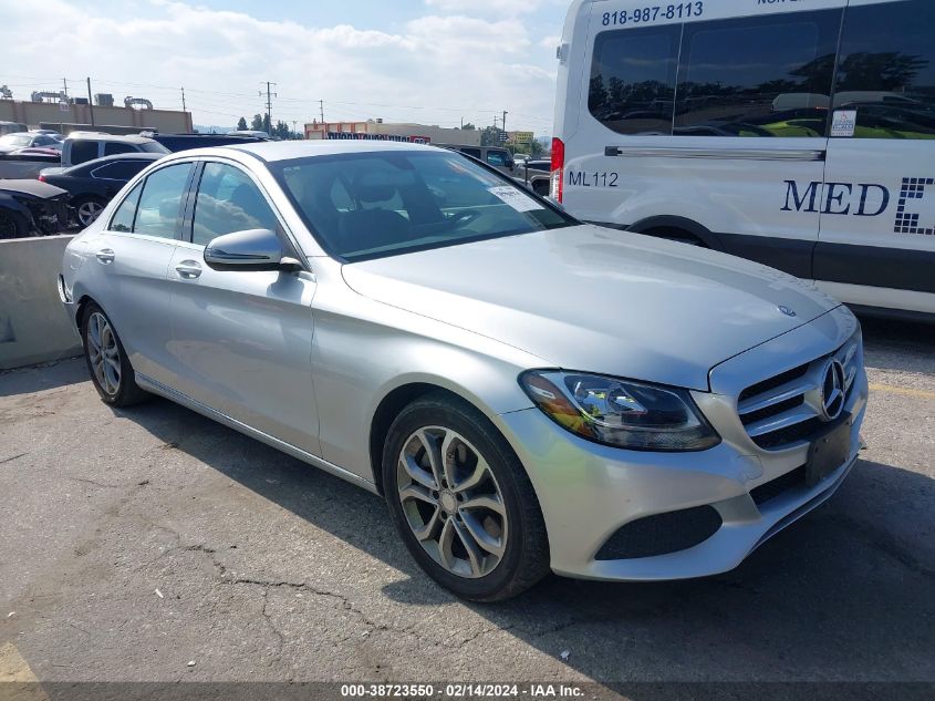 2016 Mercedes-Benz C 300 Luxury/Sport VIN: 55SWF4JB7GU107900 Lot: 38723550