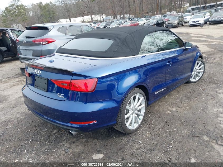 2016 Audi A3 2.0T Premium VIN: WAU78LFF8G1008336 Lot: 38723596