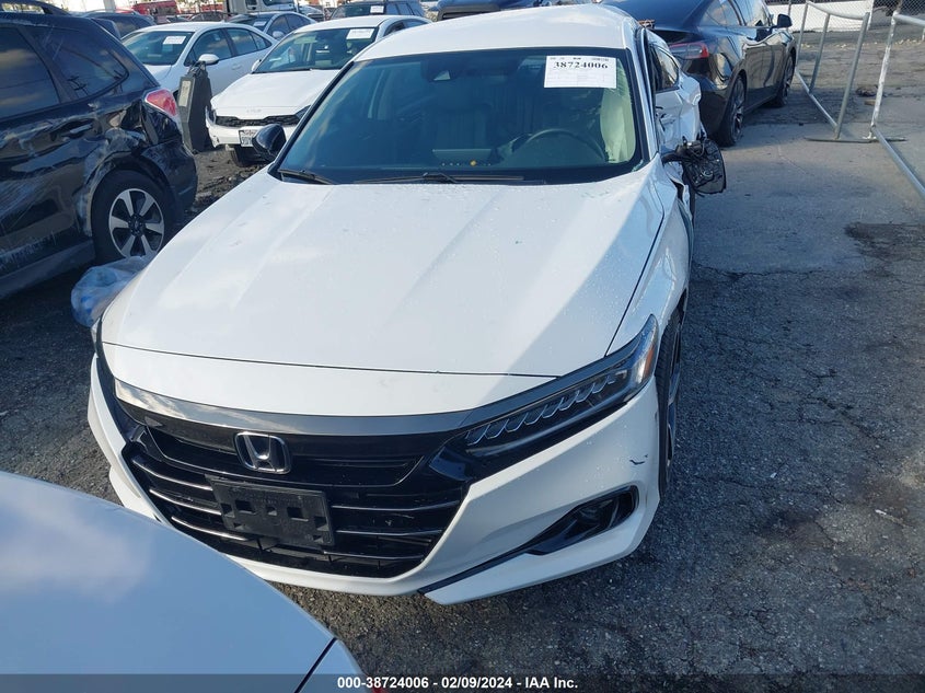 2021 HONDA ACCORD SPORT SE - 1HGCV1F46MA053138