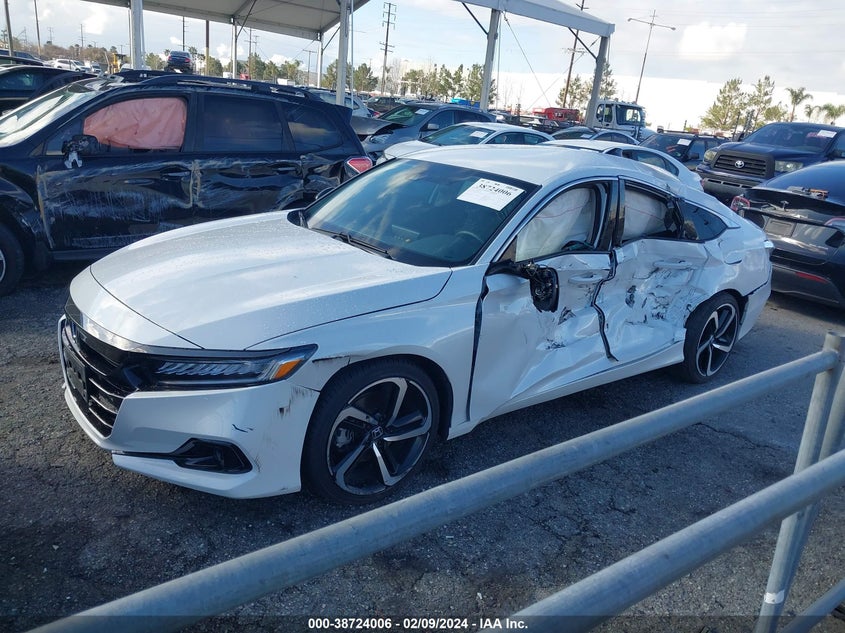 2021 HONDA ACCORD SPORT SE - 1HGCV1F46MA053138