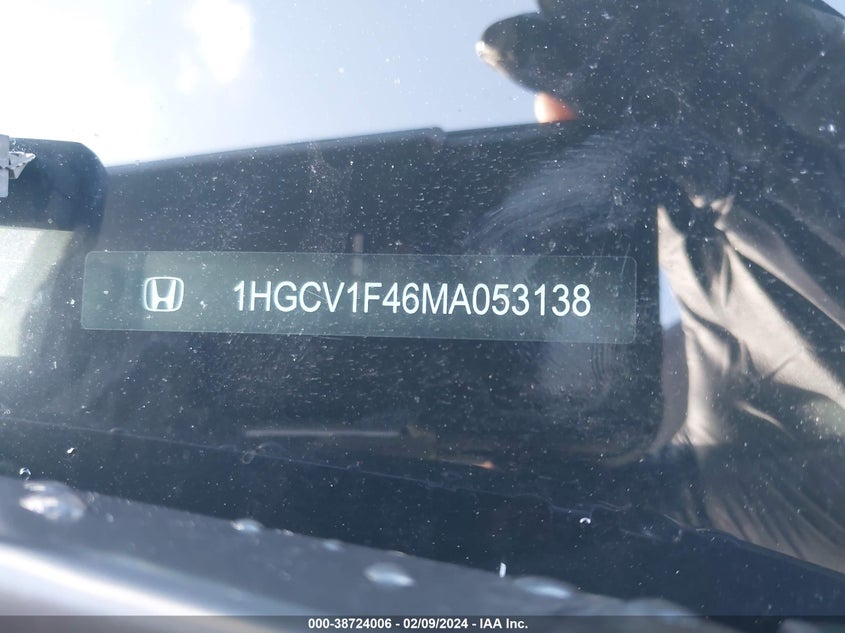 2021 HONDA ACCORD SPORT SE - 1HGCV1F46MA053138
