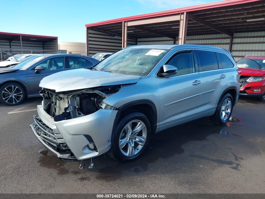 2018 TOYOTA HIGHLANDER LIMITED VIN: 5TDYZRFH6JS245927