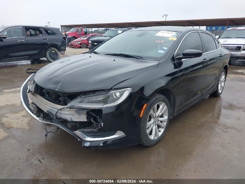 2015 Chrysler 200 Limited VIN: 1C3CCCABXFN535729 Lot: 38724054