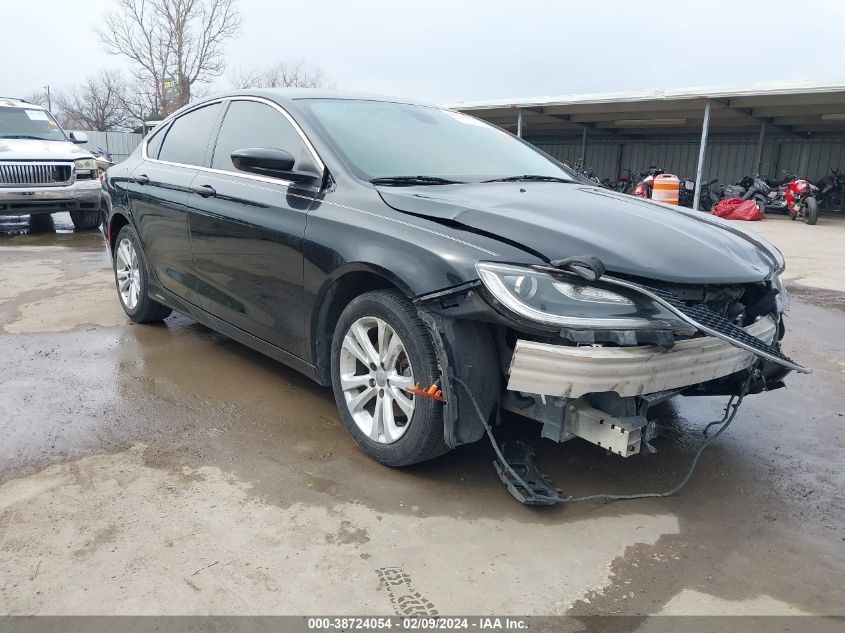 2015 Chrysler 200 Limited VIN: 1C3CCCABXFN535729 Lot: 38724054