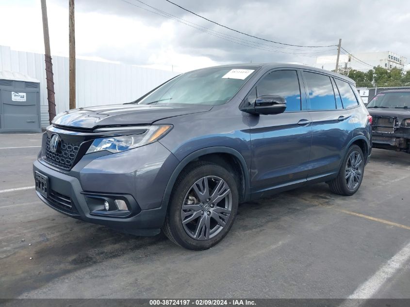 2021 Honda Passport 2Wd Ex-L VIN: 5FNYF7H56MB000621 Lot: 38724197