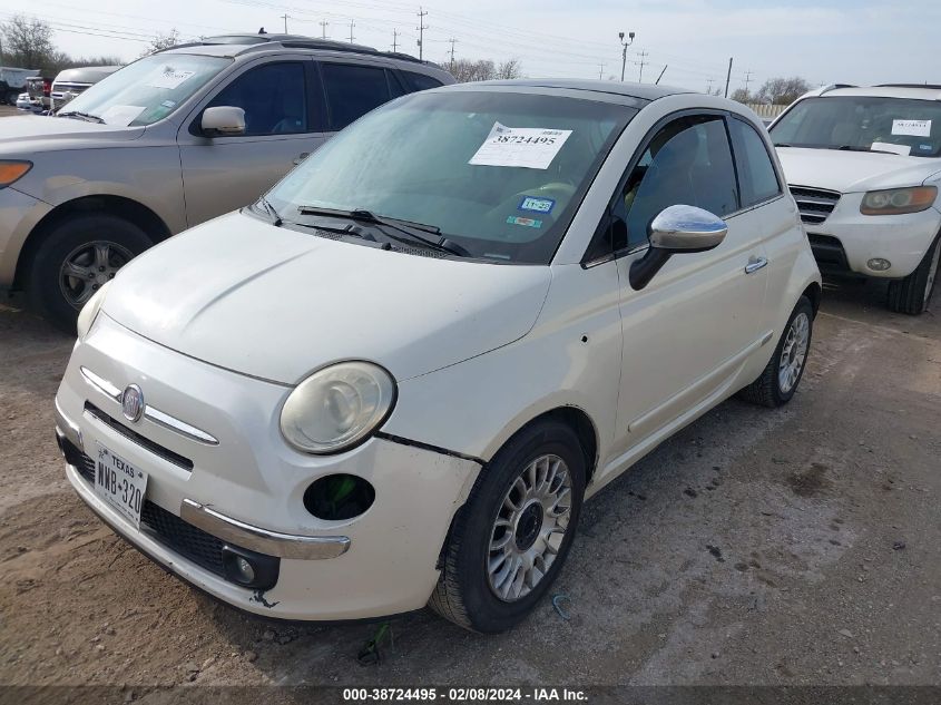 2013 Fiat 500 Lounge VIN: 3C3CFFCR8DT561407 Lot: 40290816