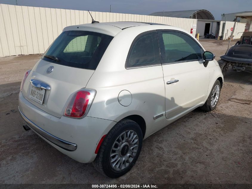 2013 Fiat 500 Lounge VIN: 3C3CFFCR8DT561407 Lot: 40290816