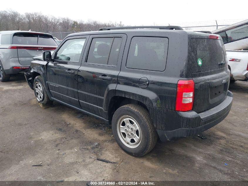 2015 Jeep Patriot Sport VIN: 1C4NJPBAXFD139877 Lot: 38724960