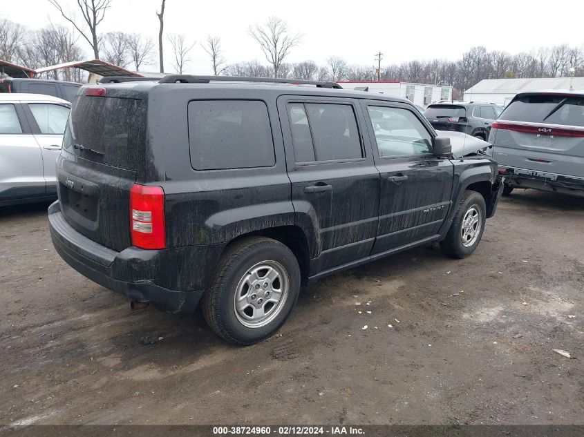 2015 Jeep Patriot Sport VIN: 1C4NJPBAXFD139877 Lot: 38724960