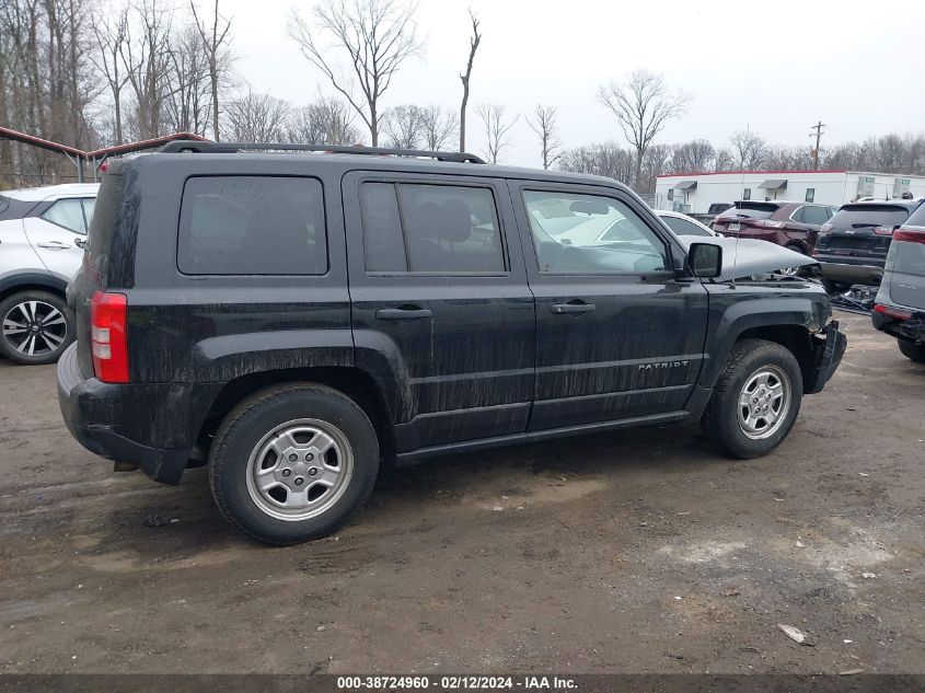 2015 Jeep Patriot Sport VIN: 1C4NJPBAXFD139877 Lot: 38724960