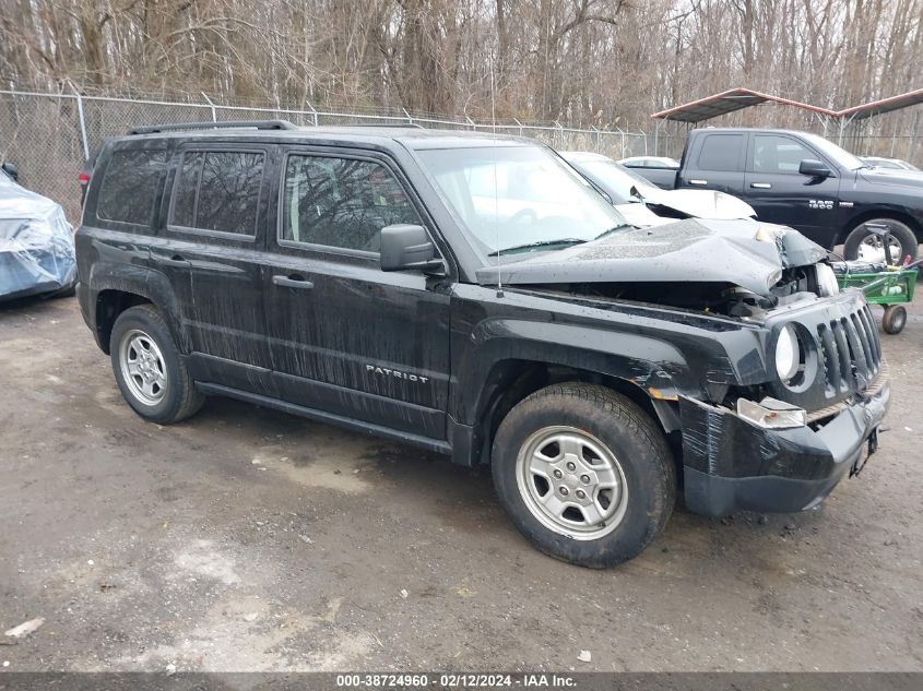 2015 Jeep Patriot Sport VIN: 1C4NJPBAXFD139877 Lot: 38724960