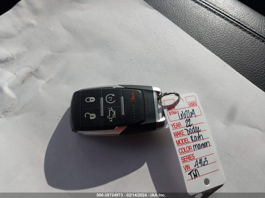 2022 RAM 2500 LARAMIE  4X4 6'4 BOX - 3C6UR5FJ3NG394463