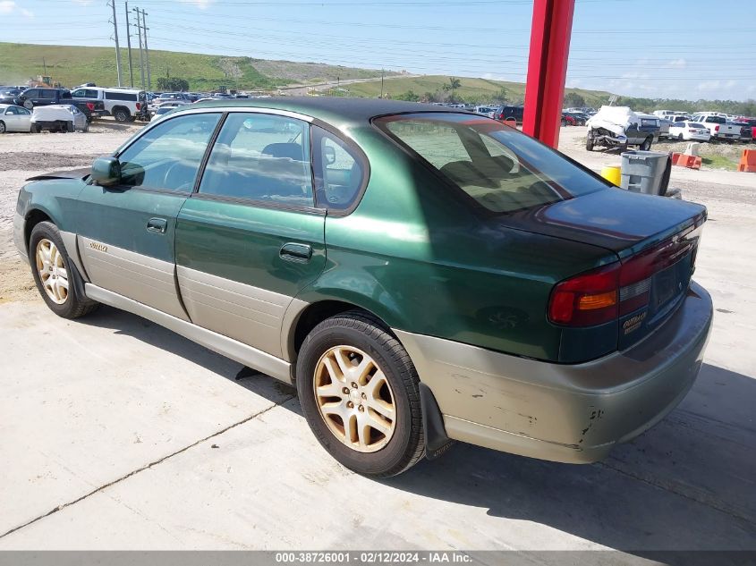 2001 Subaru Legacy Outback Ltd VIN: 4S3BE686517215033 Lot: 38726001