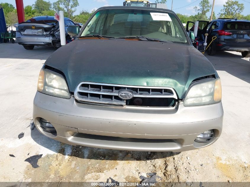 2001 Subaru Legacy Outback Ltd VIN: 4S3BE686517215033 Lot: 38726001