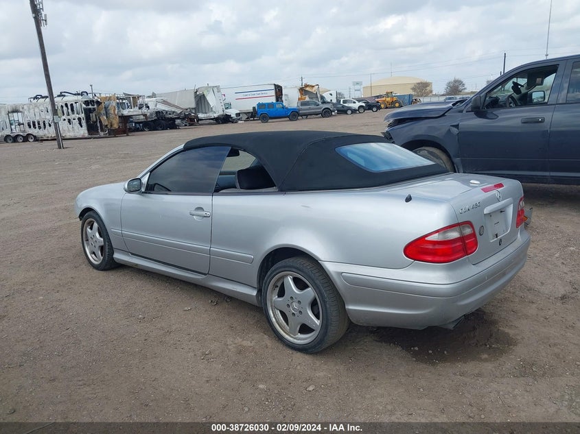 2001 Mercedes-Benz Clk 430 VIN: WDBLK70G61T069058 Lot: 38726030