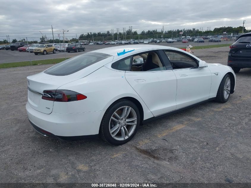 2016 Tesla Model S VIN: 5YJSA1E27GF128205 Lot: 38726048