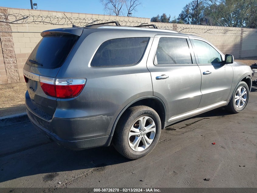 2013 DODGE DURANGO CREW - 1C4RDHDGXDC598040