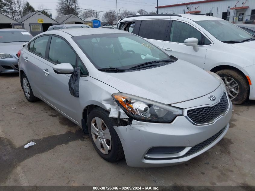 2016 Kia Forte Lx VIN: KNAFK4A69G5539757 Lot: 38726346